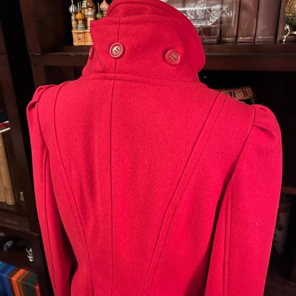 Size Med Womens Chadwick Jacket Red short jacket blazer fancy coat VTG - Picture 5 of 8